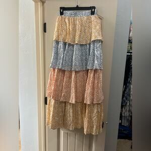 Aura Tiered Maxi Skirt